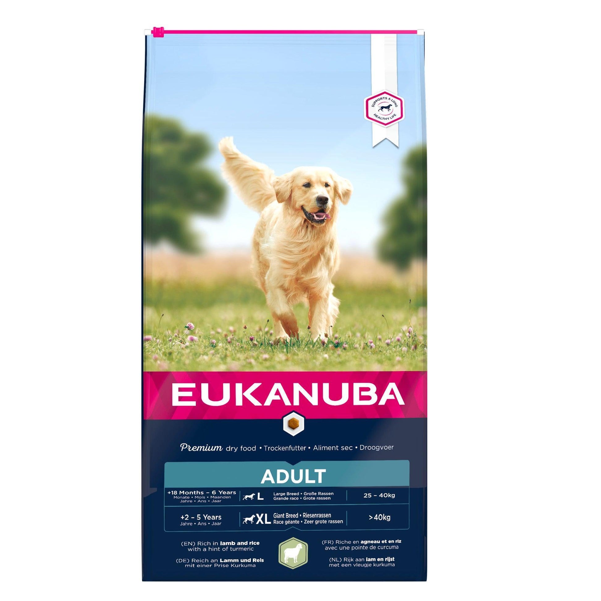Eukanuba Adult Large Breed Lamb & Rice 12kg - North East Pet Shop Eukanuba