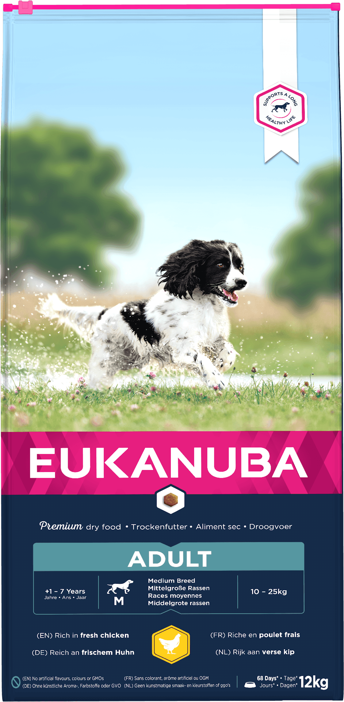 Eukanuba Adult Medium Breed Chicken 12kg - North East Pet Shop Eukanuba