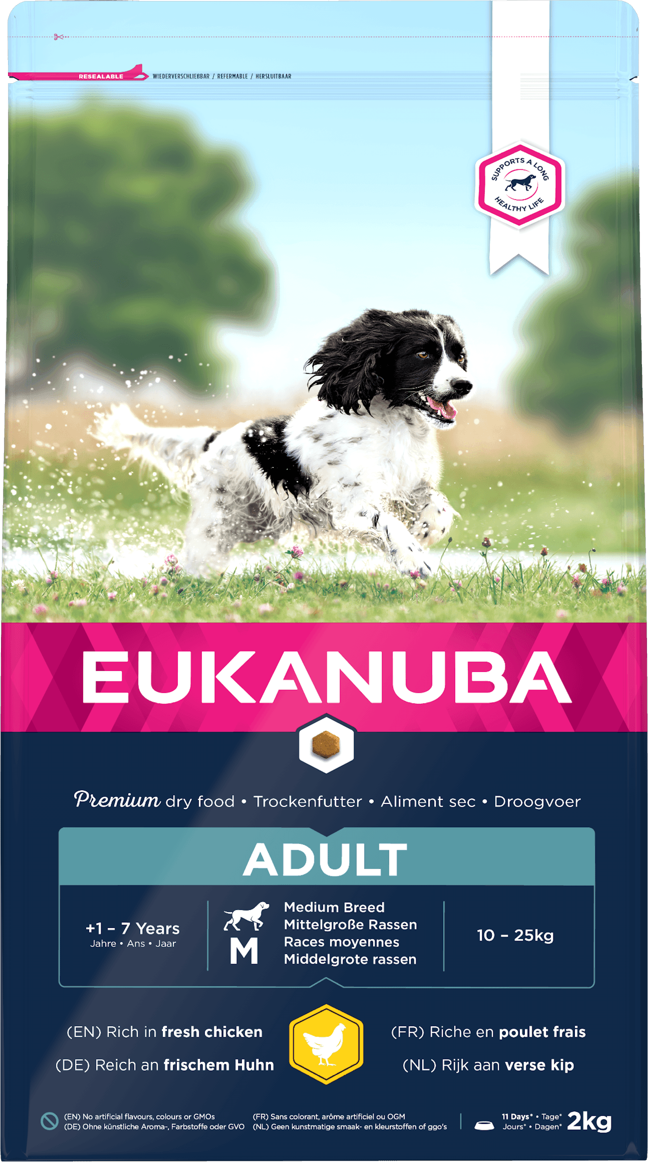 Eukanuba Adult Medium Breed Chicken 2kg - North East Pet Shop Eukanuba