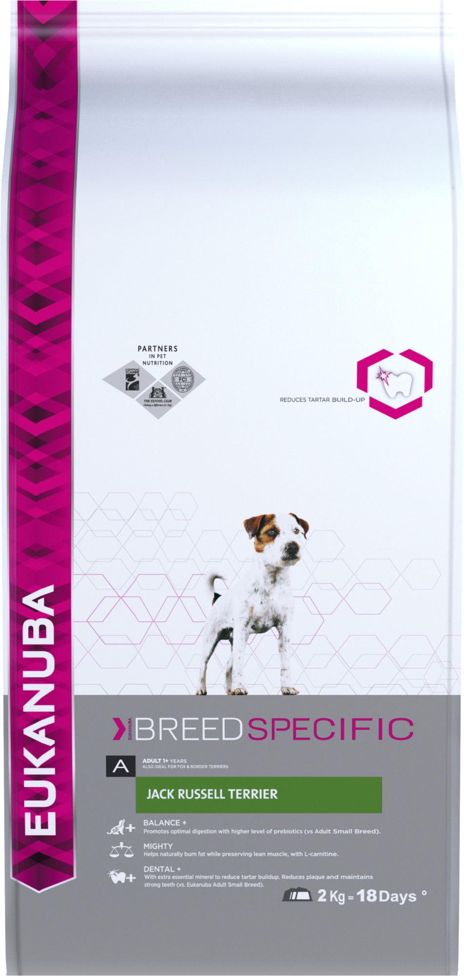 Eukanuba Breed Jack Russell 4x2kg - North East Pet Shop Eukanuba