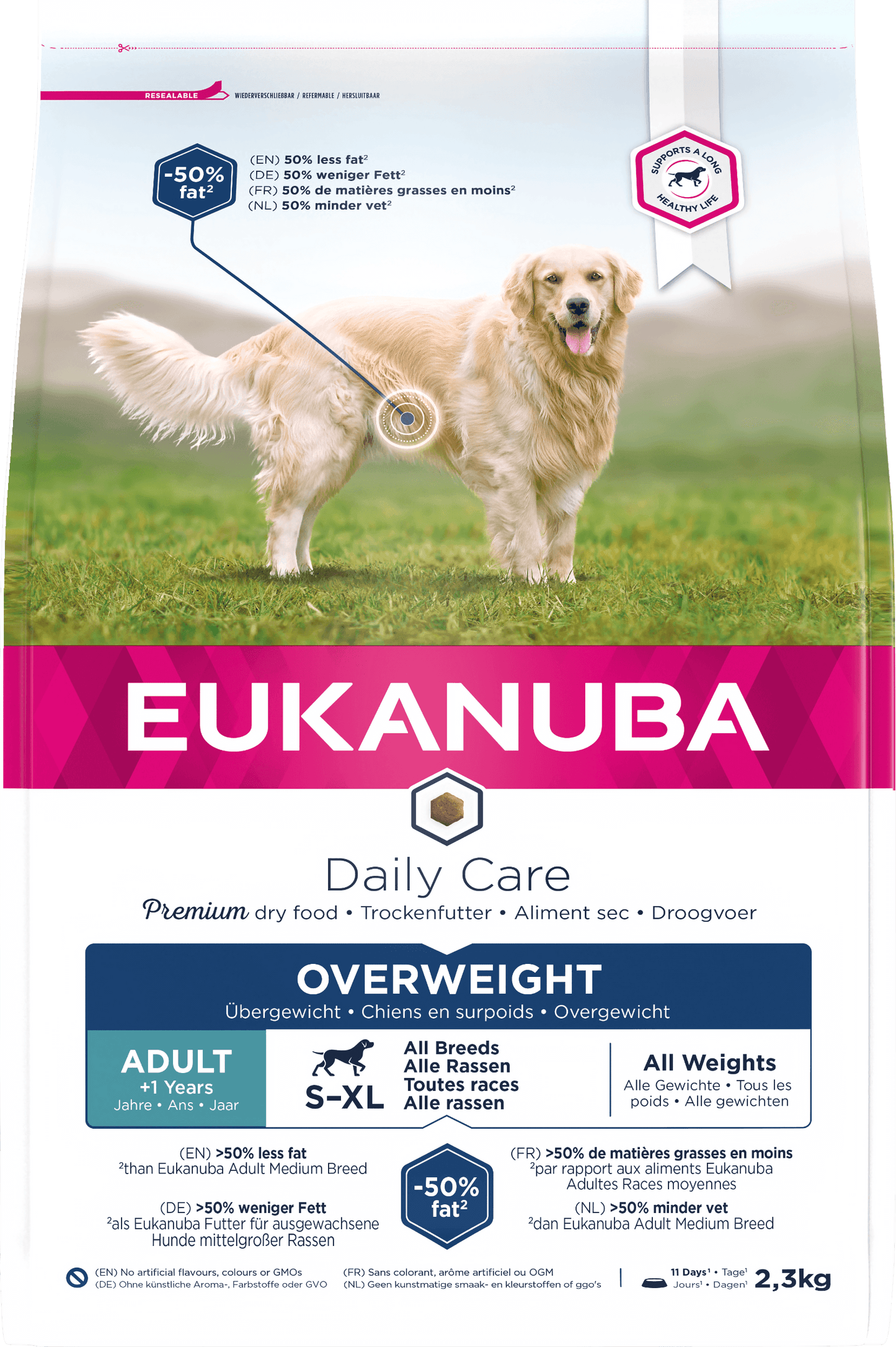 Eukanuba Daily Care Overweight 2.3kg - North East Pet Shop Eukanuba