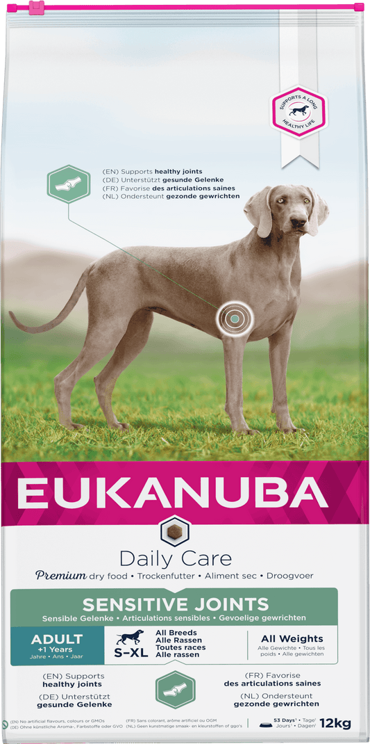 Eukanuba Daily Care Sensitive Joints 12kg - North East Pet Shop Eukanuba