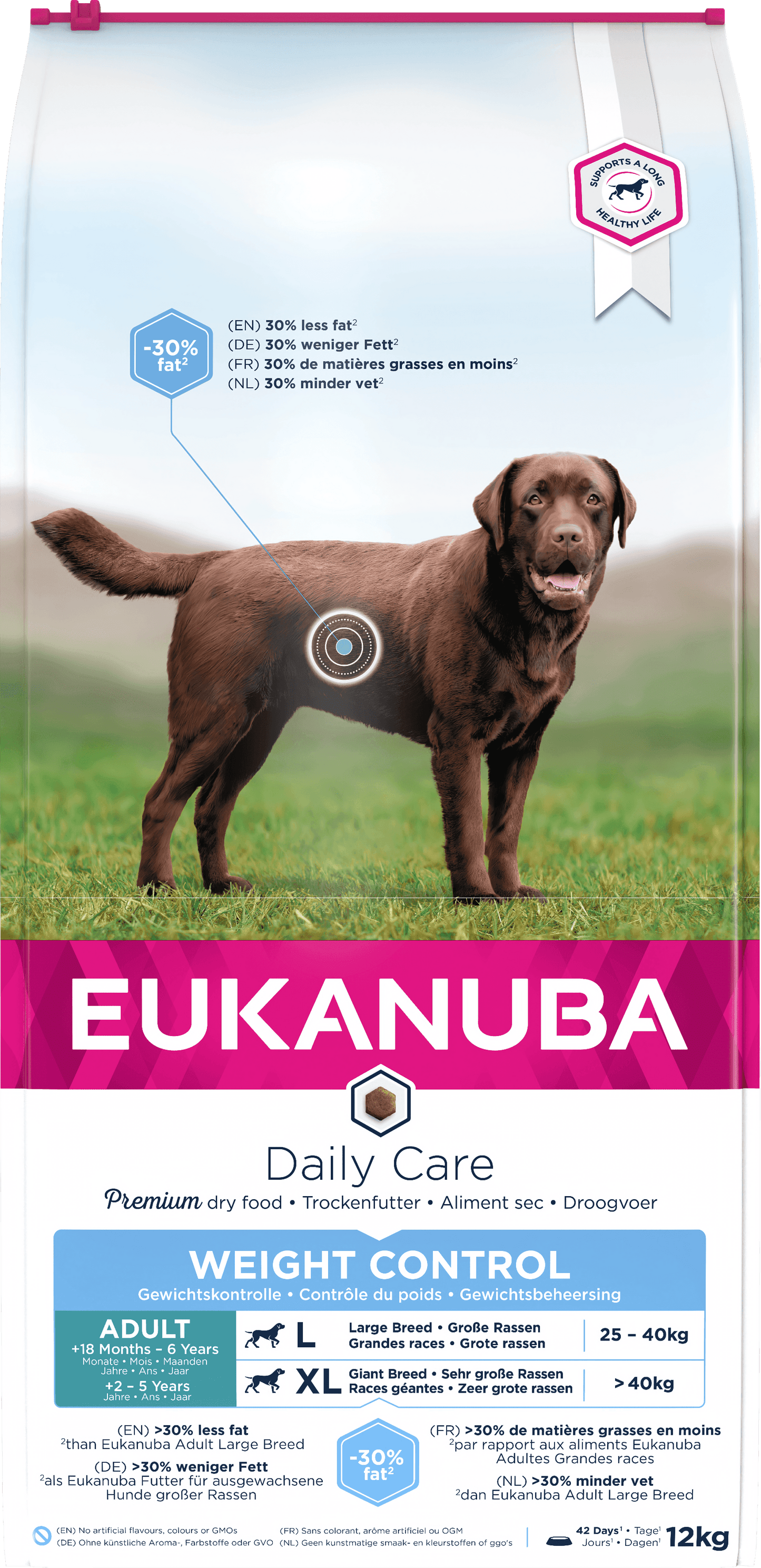 Eukanuba Daily Care Weight Control Large 12kg - North East Pet Shop Eukanuba