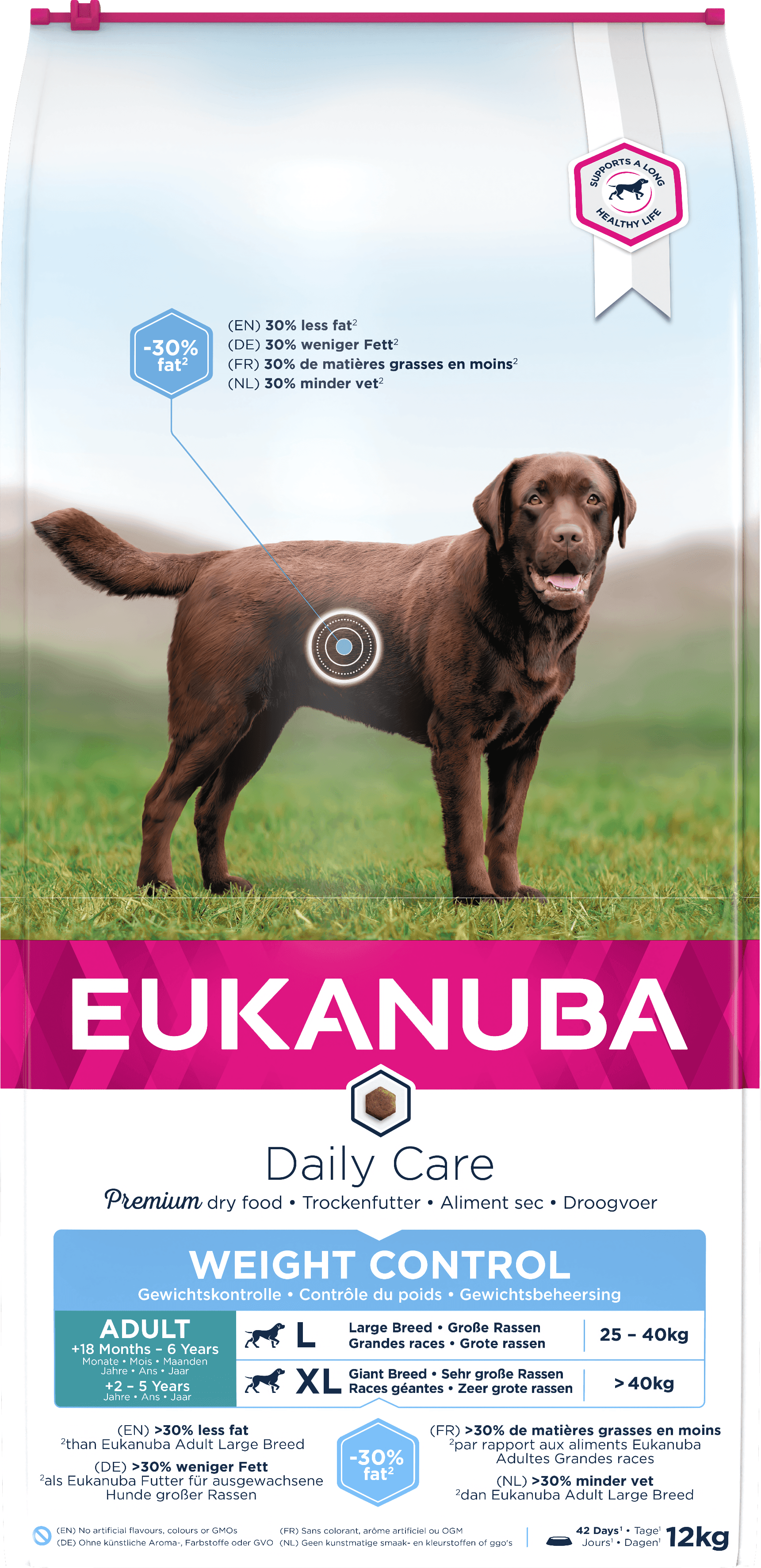 Eukanuba Daily Care Weight Control Large 12kg - North East Pet Shop Eukanuba