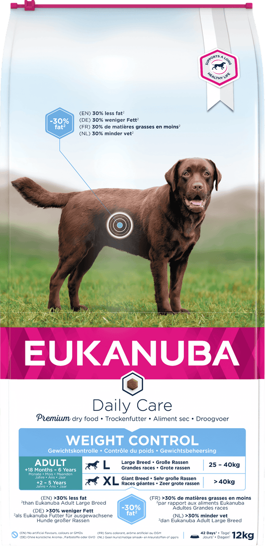 Eukanuba Daily Care Weight Control Large 12kg - North East Pet Shop Eukanuba
