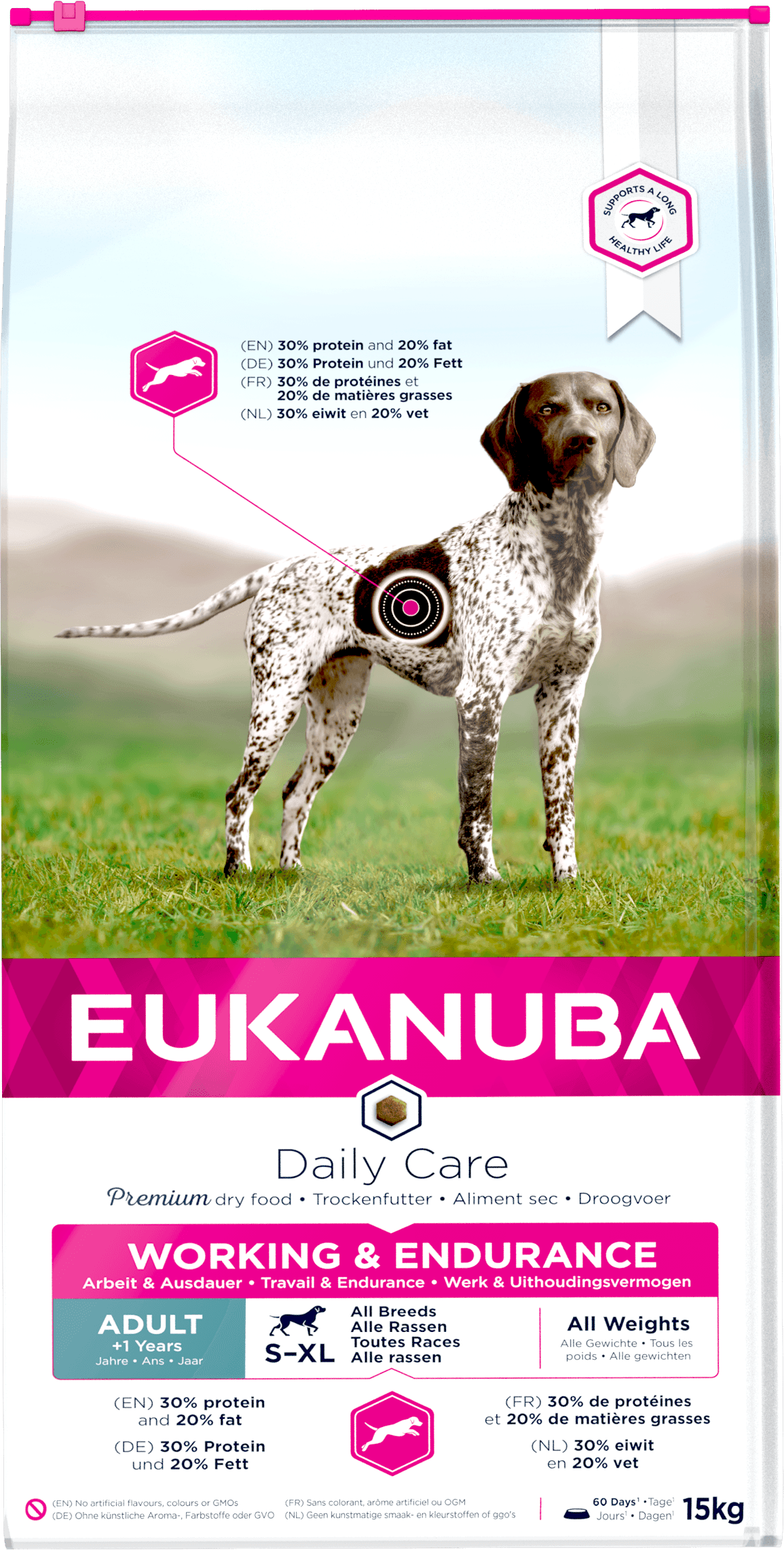 Eukanuba Daily Care Working & Endurance 15kg - North East Pet Shop Eukanuba