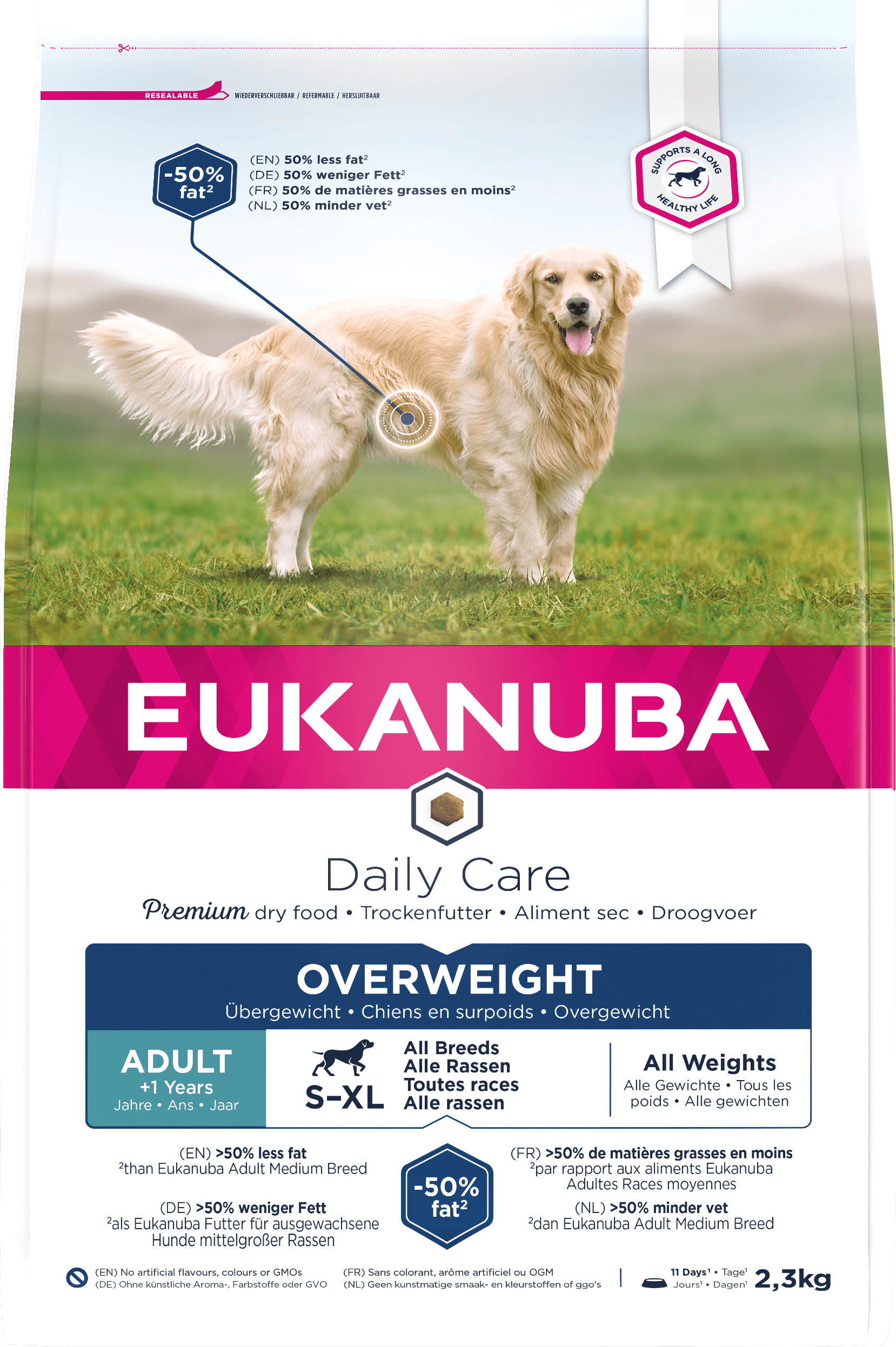 Eukanuba D/Care Overweight 3x2.3kg - North East Pet Shop Eukanuba