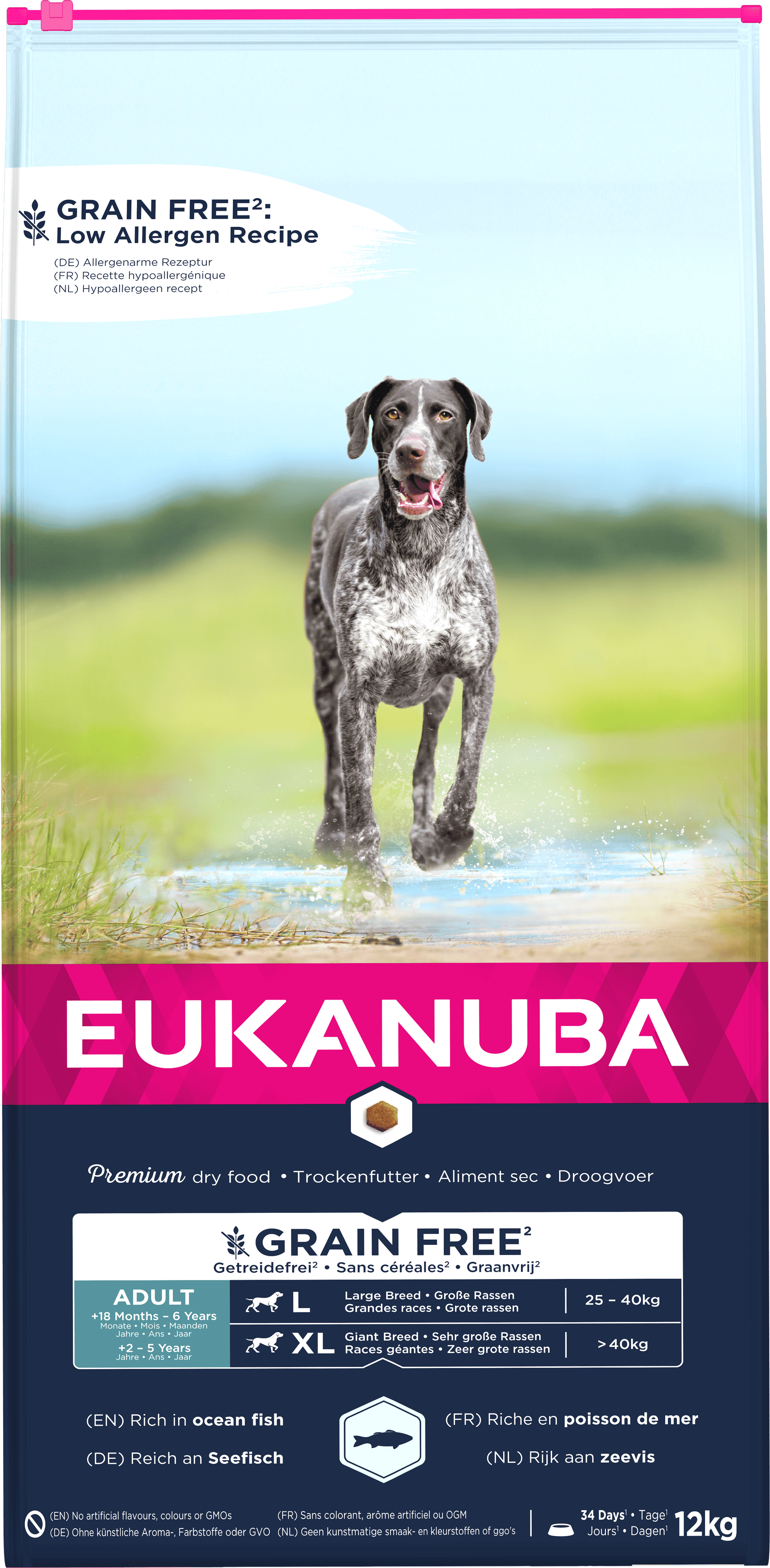 Eukanuba Grain Free Ocean Fish Adult Large - North East Pet Shop Eukanuba