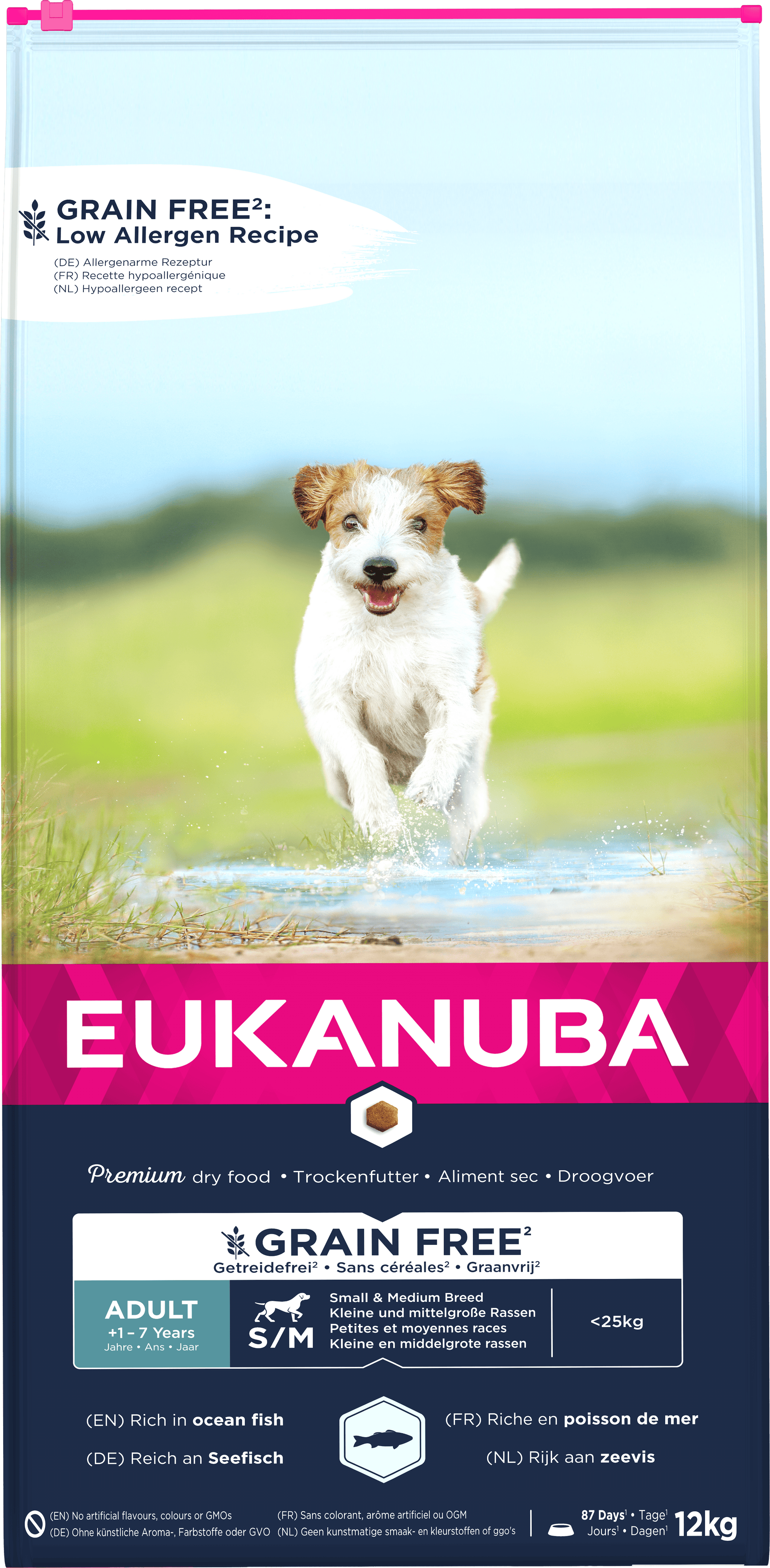 Eukanuba Grain Free Ocean Fish Adult Sml/Med - North East Pet Shop Eukanuba