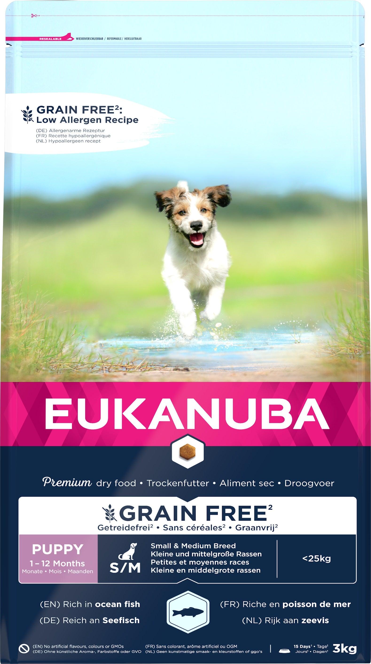 Eukanuba Grain Free Ocean Fish Puppy 3X3kg - North East Pet Shop Eukanuba