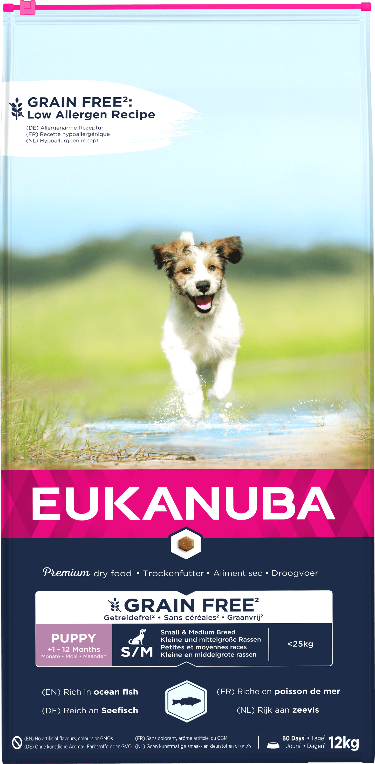 Eukanuba Grain Free Ocean Fish Puppy Sml/Med - North East Pet Shop Eukanuba