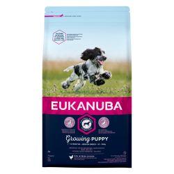 EUKANUBA Growing Puppy Medium Breed rich in fresh chicken 12kg - North East Pet Shop Eukanuba