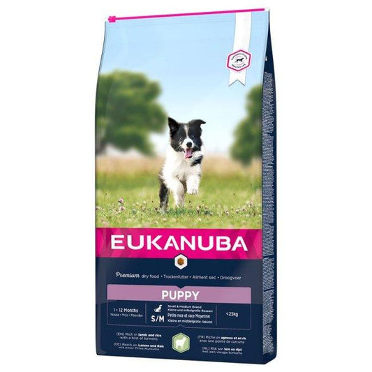 Eukanuba Puppy Sml/Med Lamb - North East Pet Shop Eukanuba