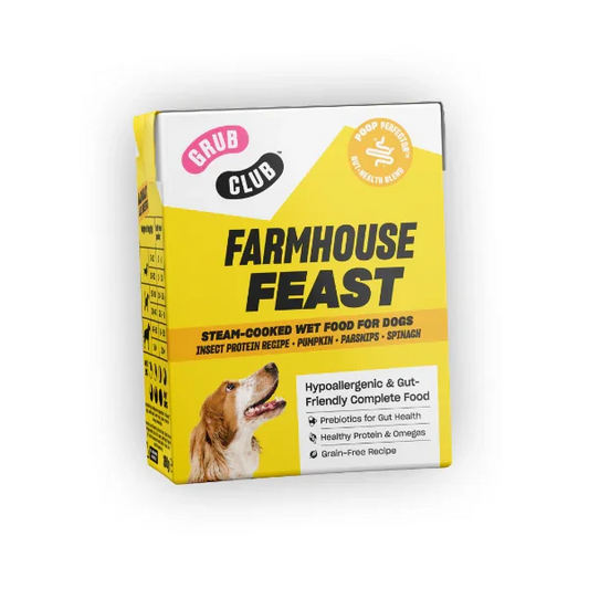 Farmhouse Feast Steam-Cooked Complete Wet Food 390g - North East Pet Shop Grub Club