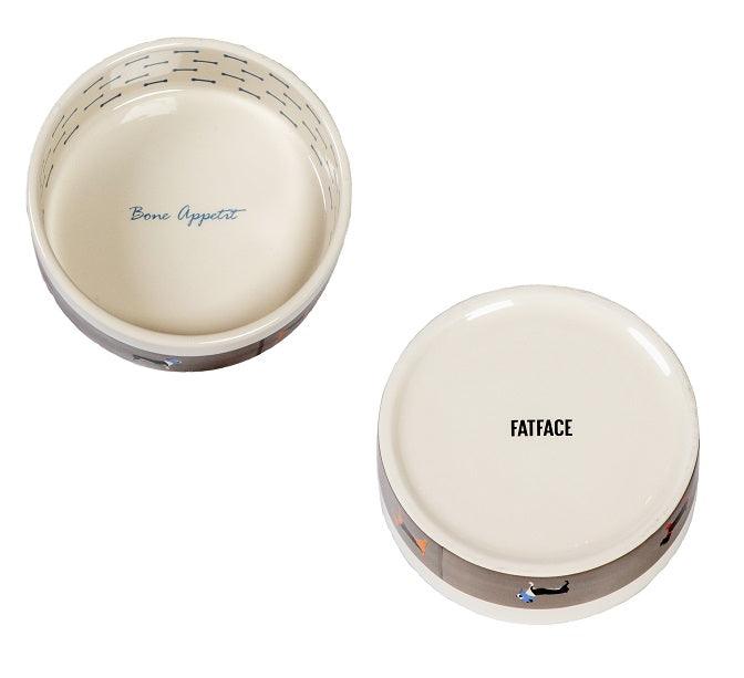 FatFace Marching Dogs Pet Bowl - North East Pet Shop FatFace