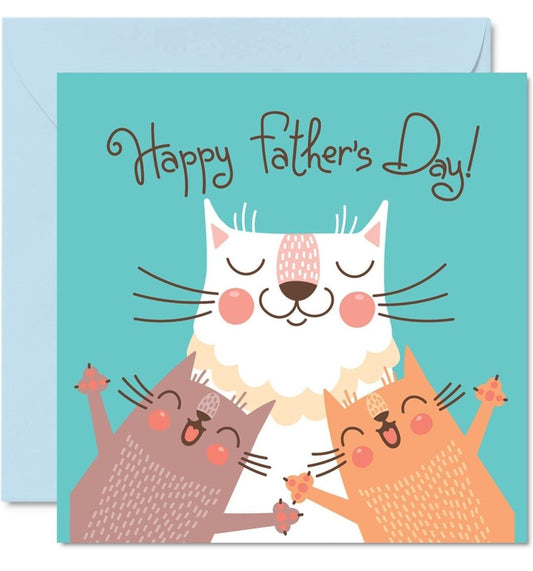 Fathers Day Card - Cat - North East Pet Shop North East Pet Shop