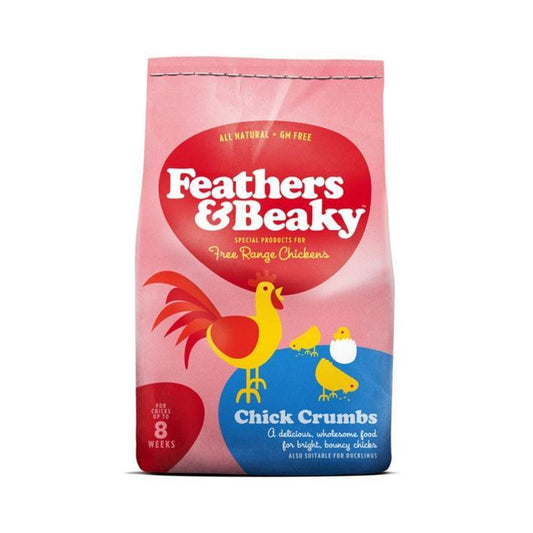 Feathers & Beaky Chick Crumbs - North East Pet Shop Feathers & Beaky