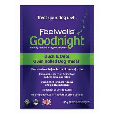 Feelwells Benefits Goodnight Duck& Oats Treats 130g - North East Pet Shop Feelwells