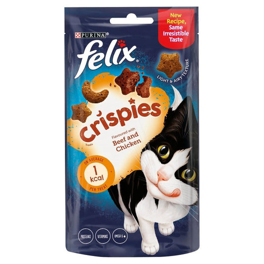 Felix Crispies Beef & Chicken 45g - North East Pet Shop Felix