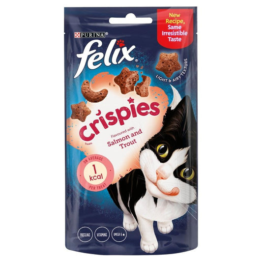 Felix Crispies Salmon & Trout 45g - North East Pet Shop Felix