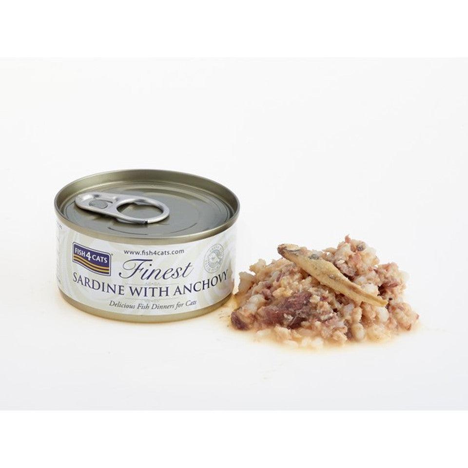 Fish4Cats Finest Sardine With Anchovy BUY 9 GET 1 FREE! - North East Pet Shop Fish4Cats