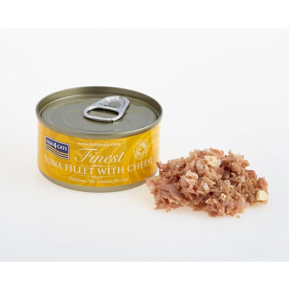 Fish4Cats Finest Tuna Fillet With Cheese BUY 9 GET 1 FREE! - North East Pet Shop Fish4Cats