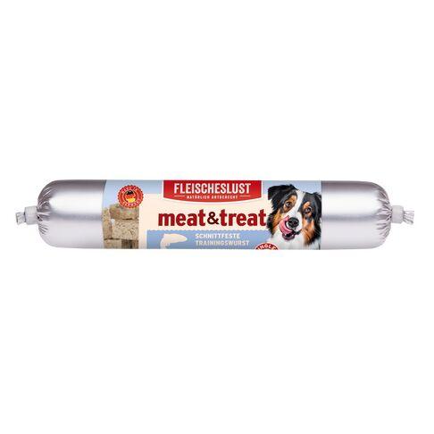 Fleischeslust Meat & Treat Singleshot Salmon 33 x 80g - North East Pet Shop Fleischeslust