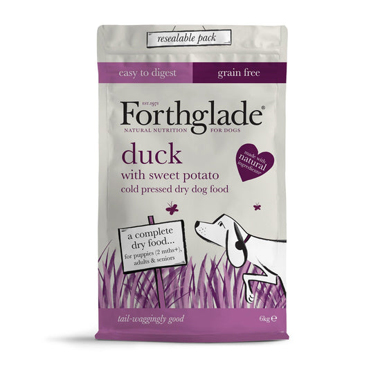 Forthglade Adult Cold Pressed Grain Free Duck with Sweet Potato 6kg - North East Pet Shop Forthglade