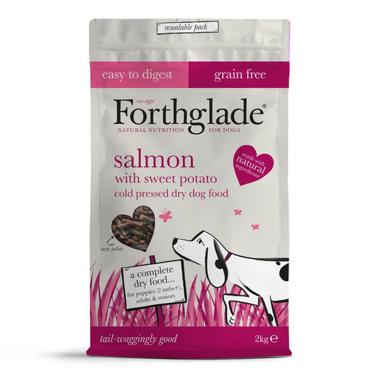 Forthglade Adult Cold Pressed Grain Free Salmon with Sweet Potato 6kg - North East Pet Shop Forthglade