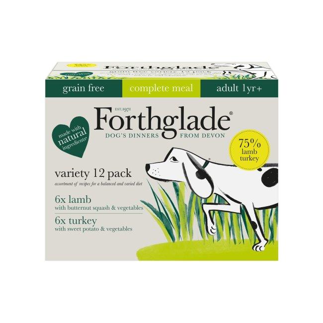 Forthglade Adult Complete Grain Free Duo Lamb & Turkey 12 x 395g - North East Pet Shop Forthglade