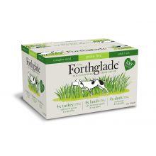 Forthglade Complete Meal Grain Free Adult Multicase 12 Pack (Turkey, Lamb, Duck), 395g - North East Pet Shop Forthglade