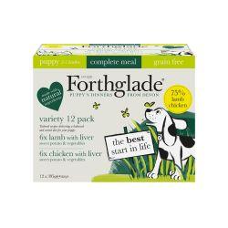 Forthglade Complete Puppy Grain Free Variety Case 12pk, 395g - North East Pet Shop Forthglade