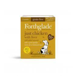 Forthglade Just Chicken with Liver Grain Free, 18 x 395g - North East Pet Shop Forthglade