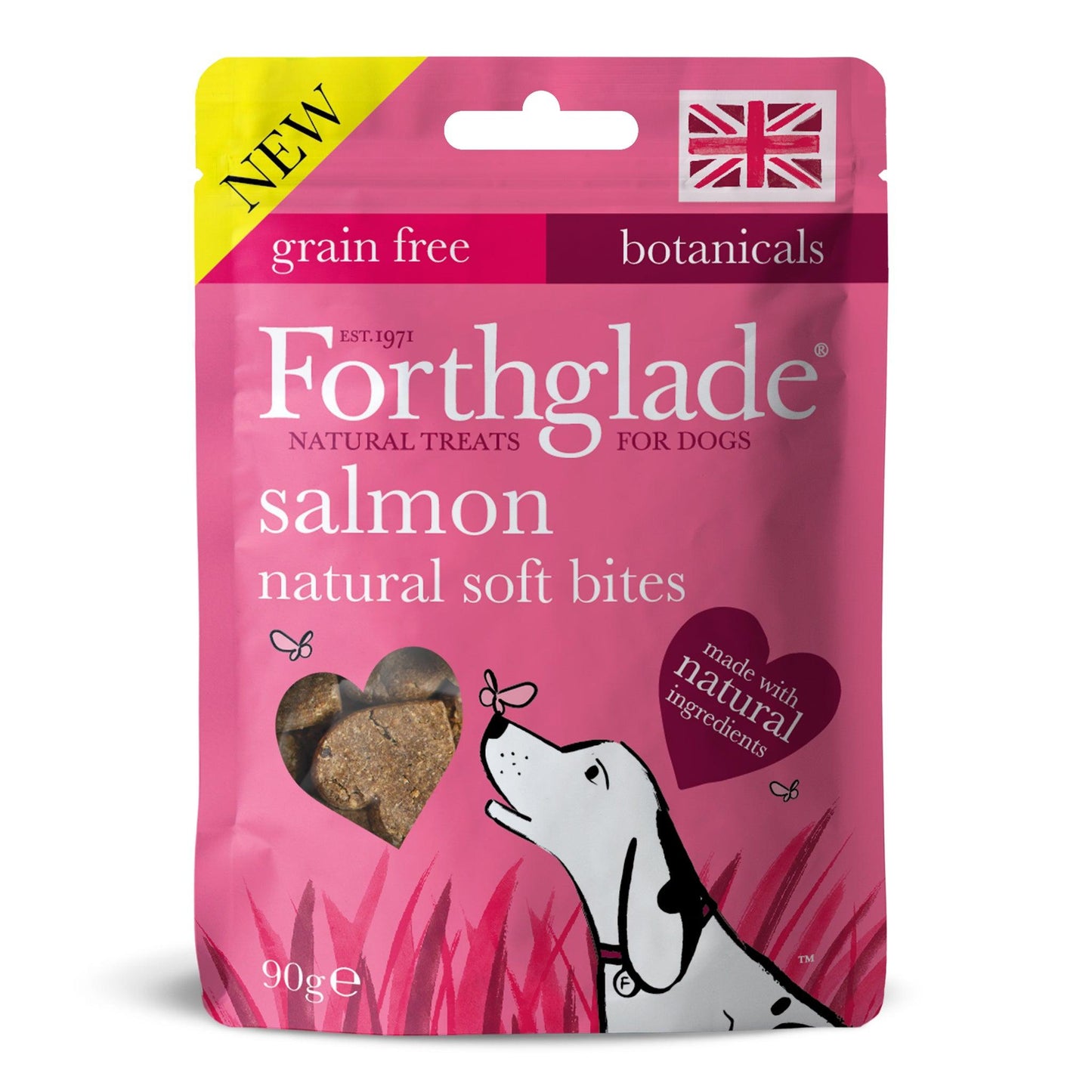 Forthglade Natural Soft Bites Salmon Treats 90g - North East Pet Shop Forthglade