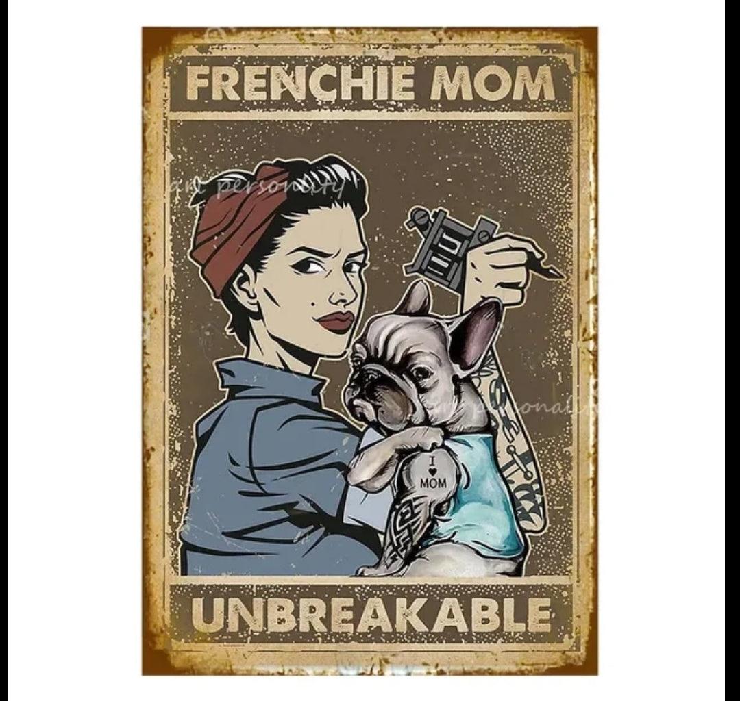 French Bulldog Tin Sign - North East Pet Shop North East Pet Shop