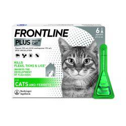 Frontline Plus Cat - 6 Pipettes, 6's - North East Pet Shop Frontline