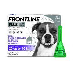 Frontline Plus Large Dog - 3 Pipettes, 3's - North East Pet Shop Frontline