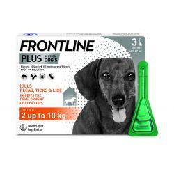 Frontline Plus Small Dog - 3 Pipette, 3's - North East Pet Shop Frontline