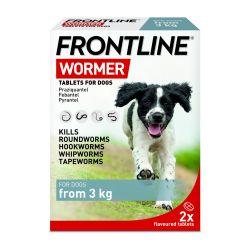 Frontline Wormer Dog, 2tabs - North East Pet Shop Frontline