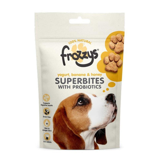 Frozzys Superbites with Probiotics, Yogurt, Banana & Honey - North East Pet Shop Frozzys