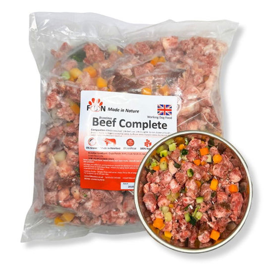 Fur Baby Nutrition Beef Complete Frozen Dog Food 1kg - North East Pet Shop Fur Baby Nutrition