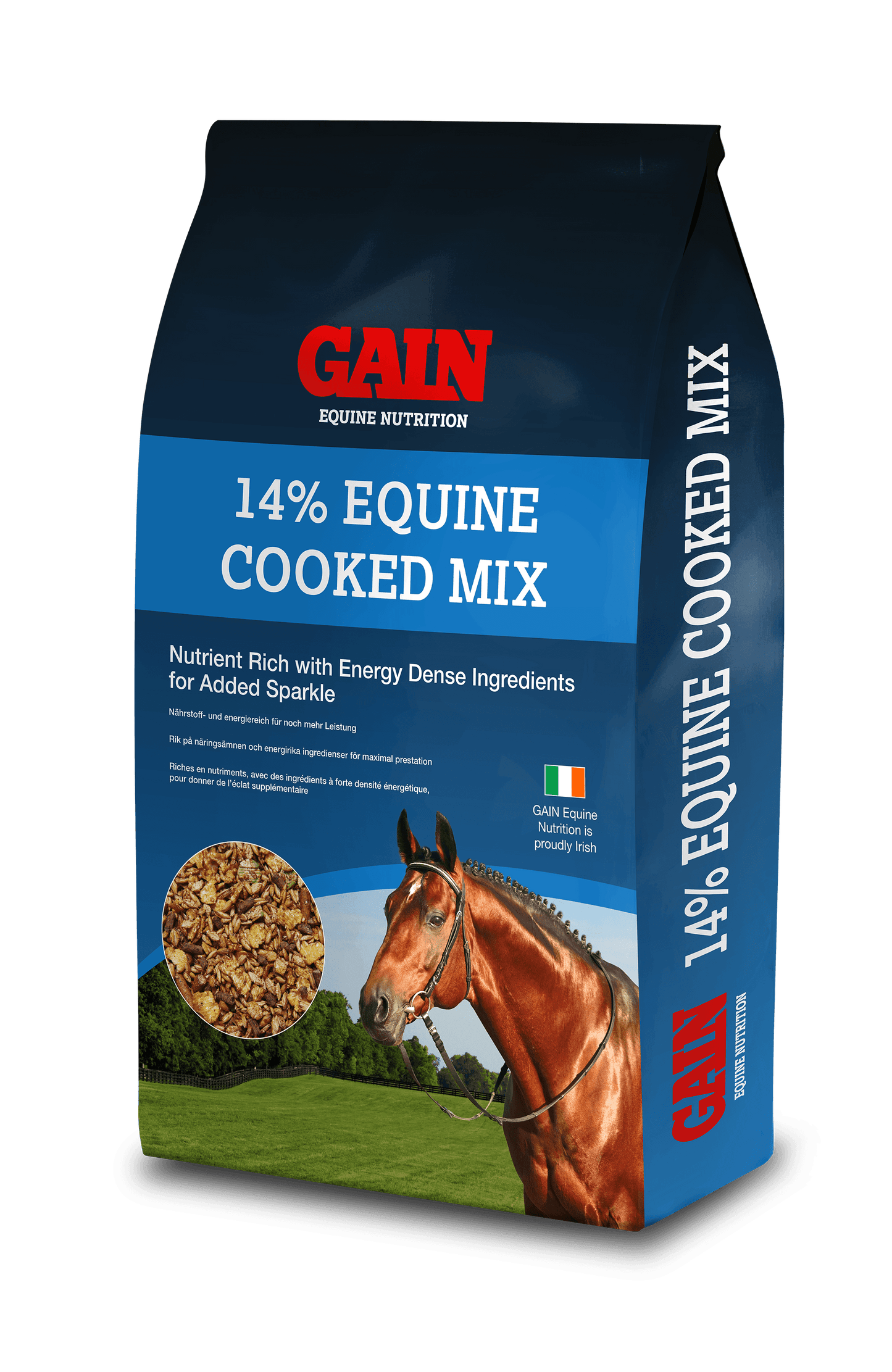Gain Equine Cooked Mix 14% - North East Pet Shop Gain