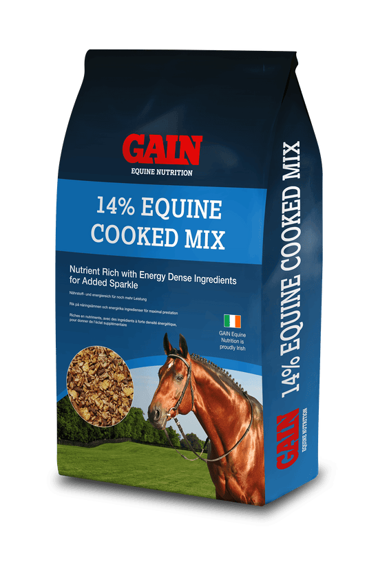 Gain Equine Cooked Mix 14% - North East Pet Shop Gain