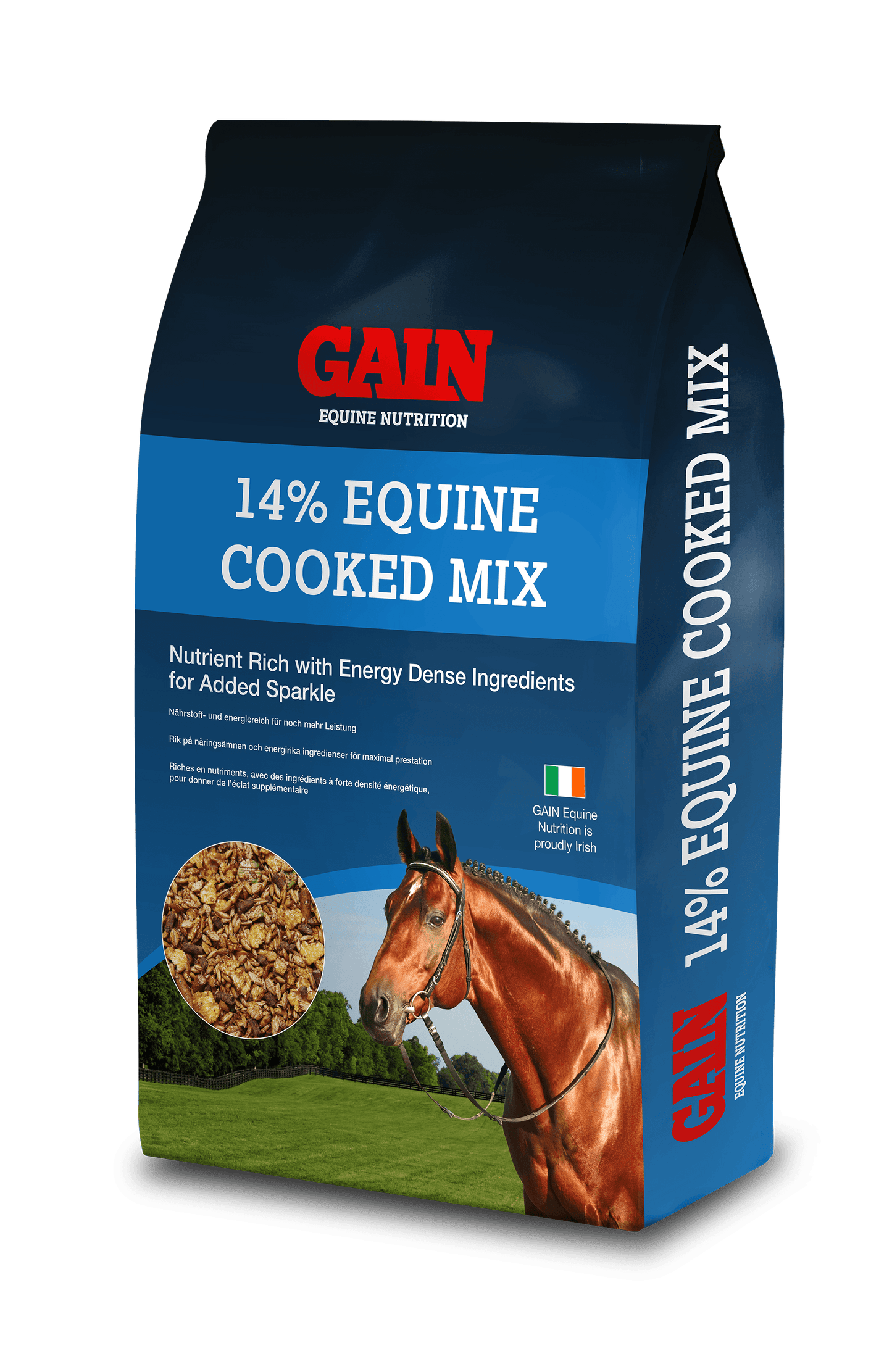 Gain Equine Cooked Mix 14% - North East Pet Shop Gain