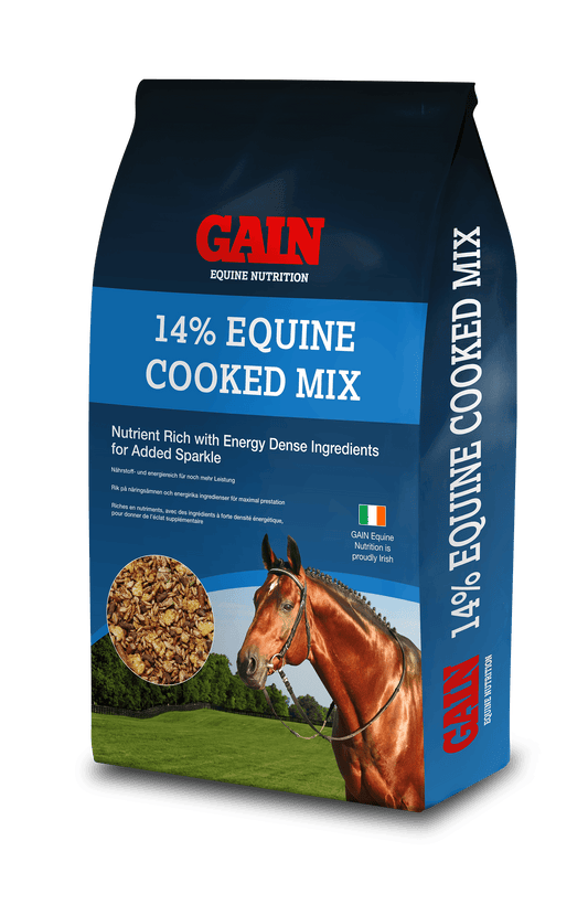 Gain Equine Cooked Mix 14% - North East Pet Shop Gain