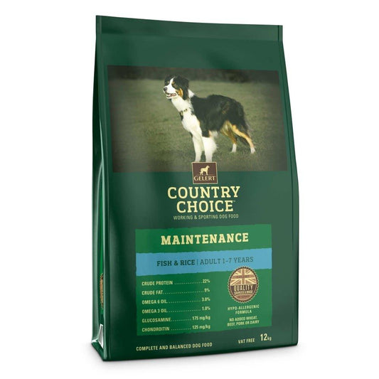 Gelert Country Choice Adult Maintenance Fish 12kg - North East Pet Shop Gelert