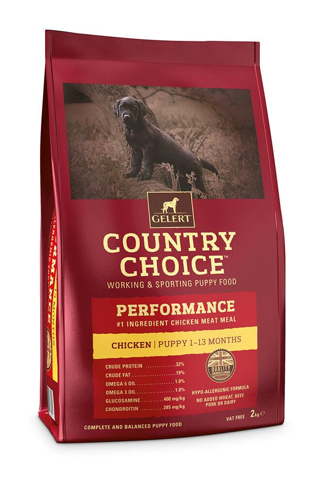 Gelert Country Choice Puppy Performance Chicken 2kg - North East Pet Shop Gelert