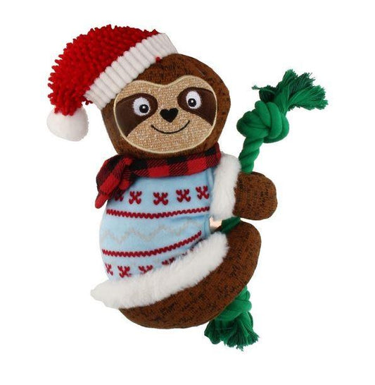 GiGwi Plush Sloth with Rope - North East Pet Shop GiGwi