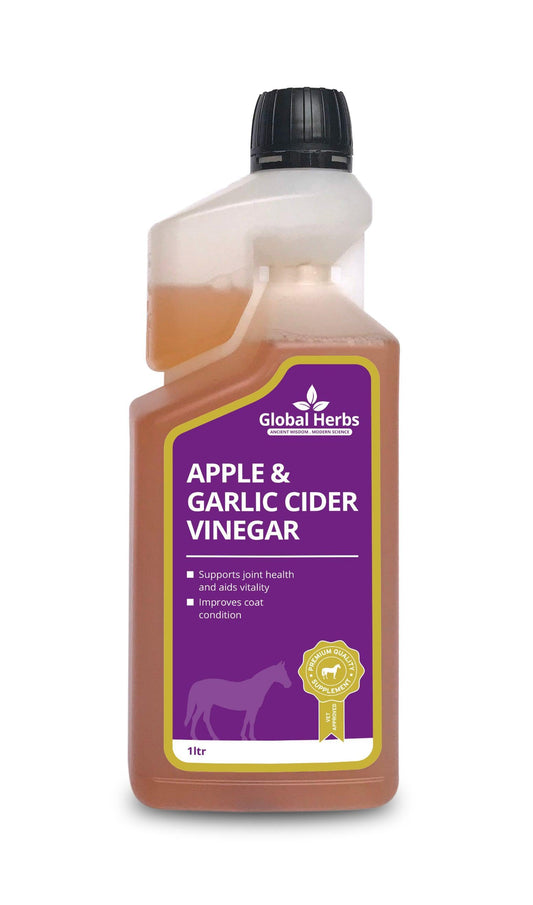 Global H Apple & Garlic Cider Vinegar(H) - North East Pet Shop Global Herbs