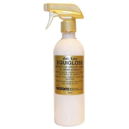 Gold Label Equigloss Spray - North East Pet Shop Gold Labels